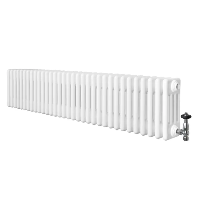 Q-Rax Radiatori Tradizionali 300x1505 mm termosifone bianco 4 colonne