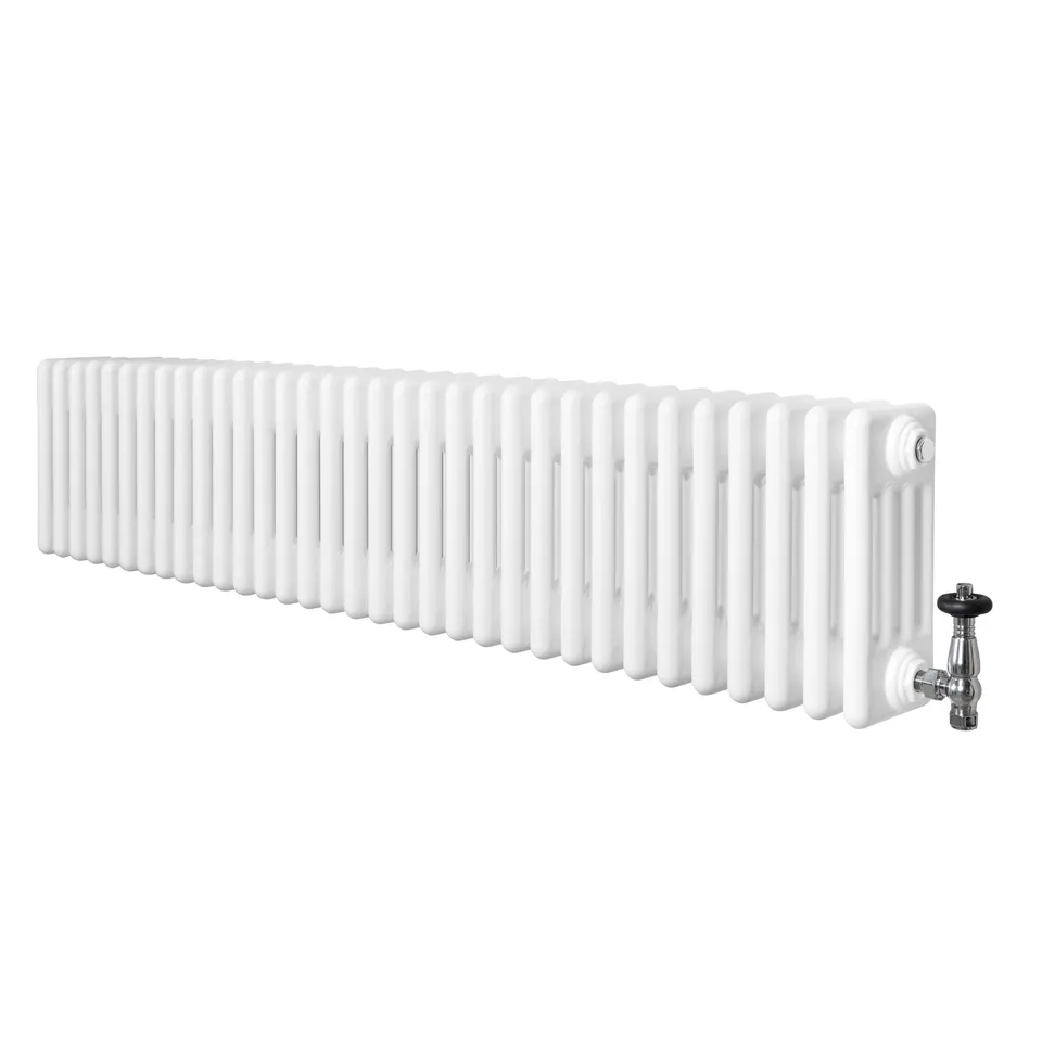 Q-Rax Radiatori Tradizionali 300x1505 mm termosifone bianco 4 colonne