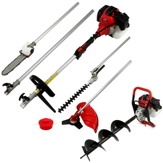Q-Rax 5 in 1 multiutensile benzina con trivella 52cc