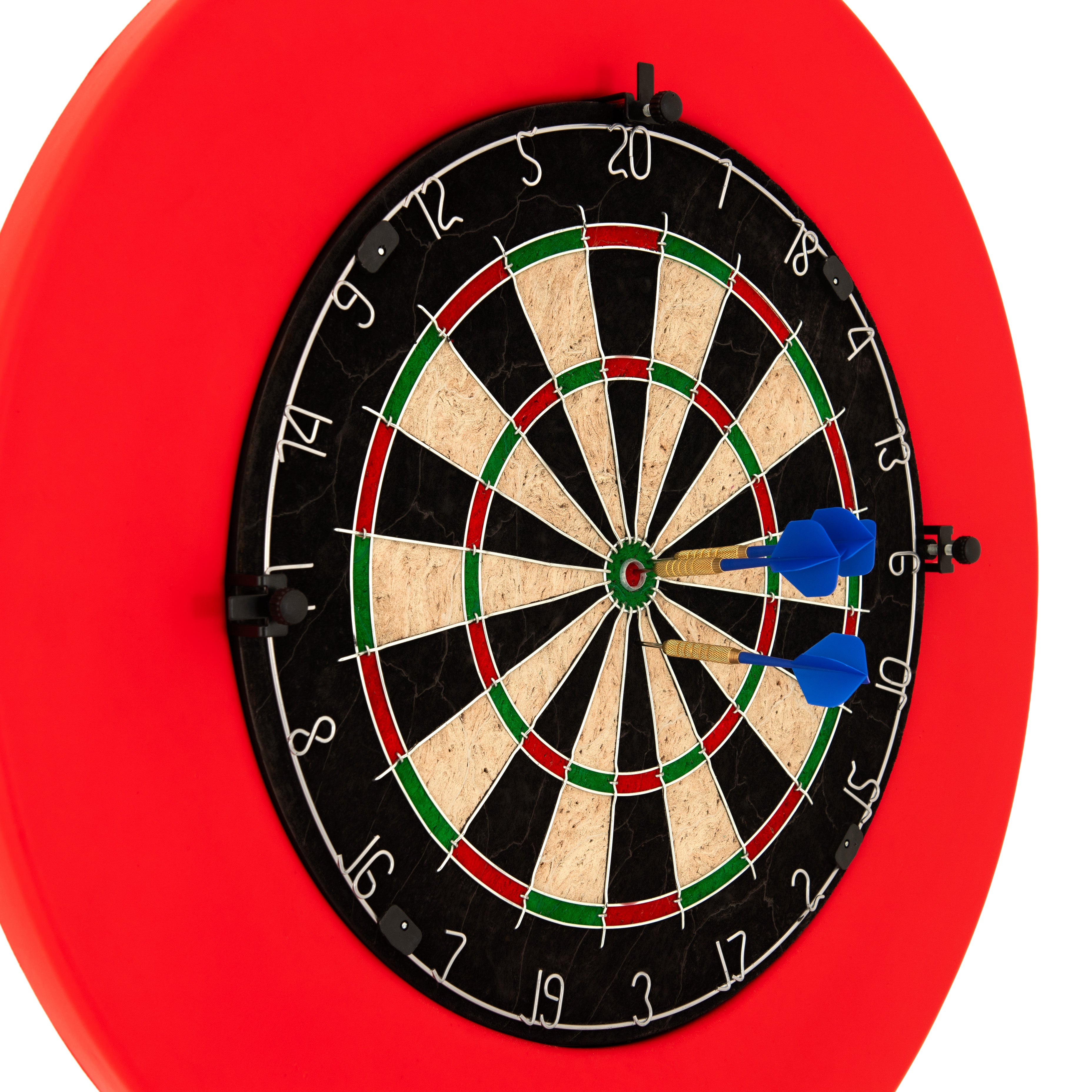 Q-Rax Set bersaglio freccette treppiede tappetino 6 frecce