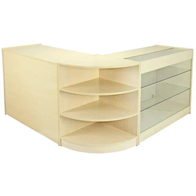 Q-Rax Banconi da Negozio Set Titan 3 pezzi acero