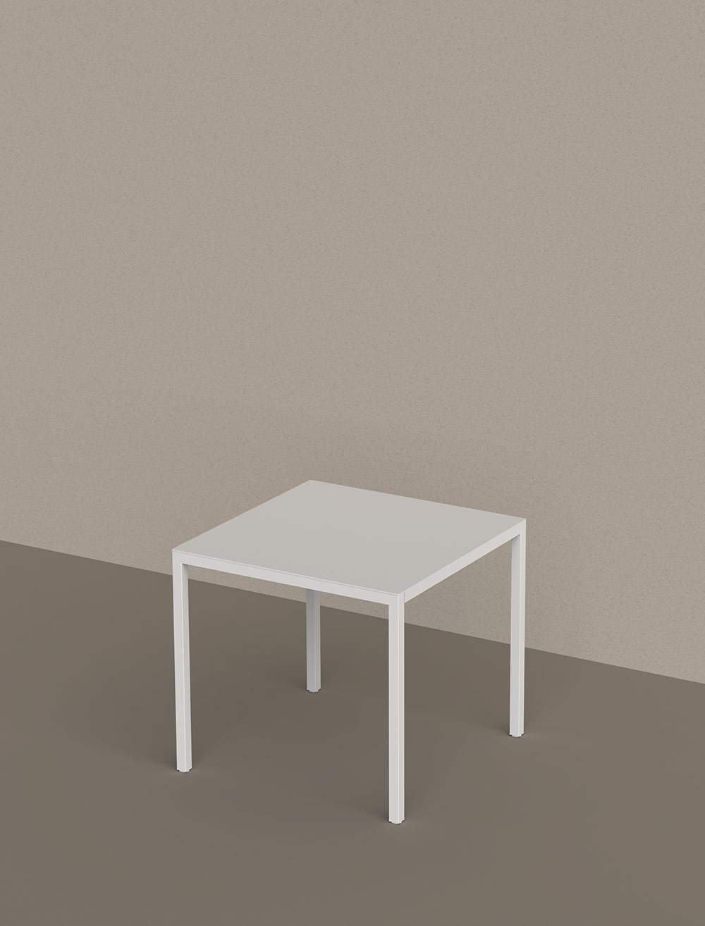 Siderio Linea tavolo in metallo telaio 35x35