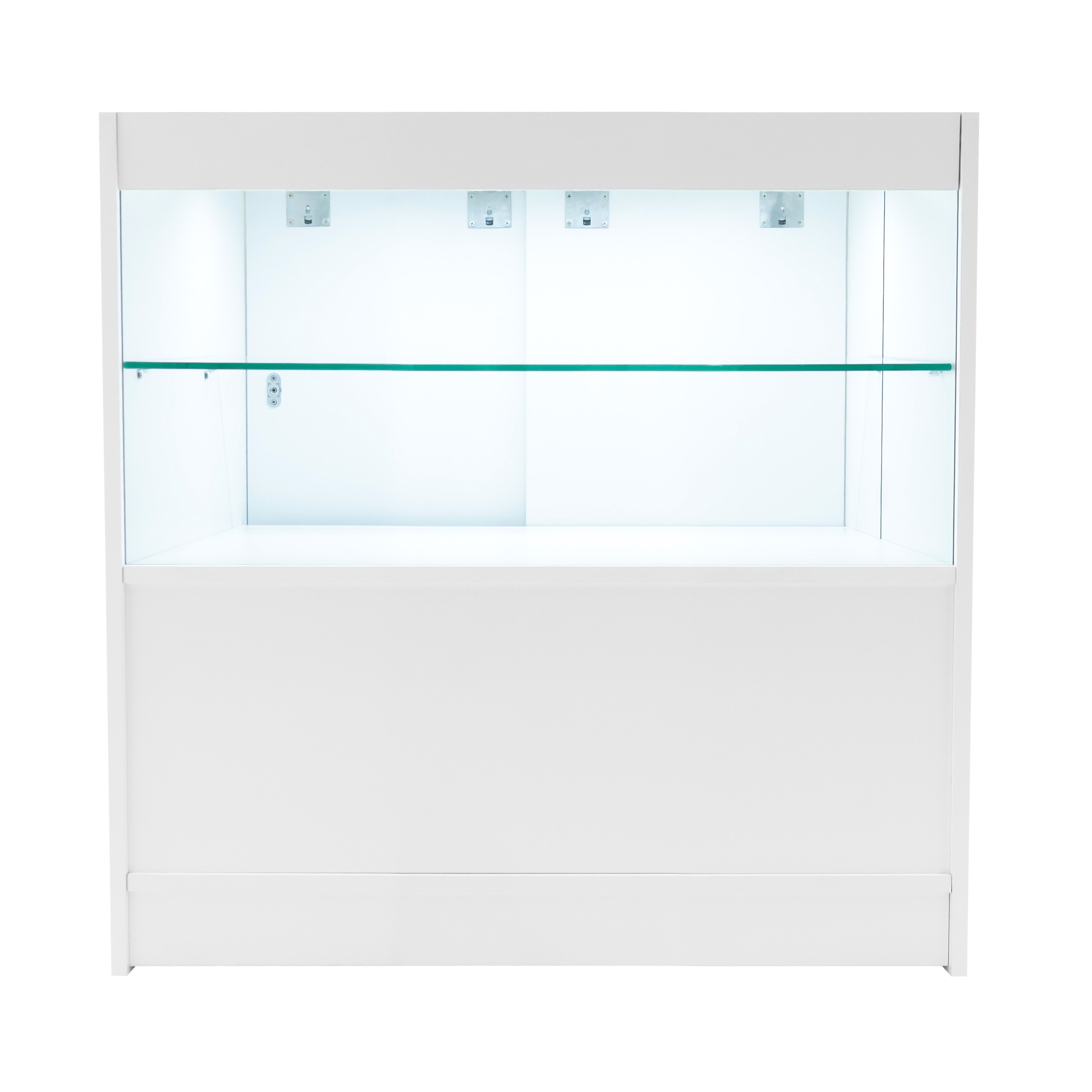 Q-Rax Eclipse set banconi negozio bianco LED C900 LM60 TB60