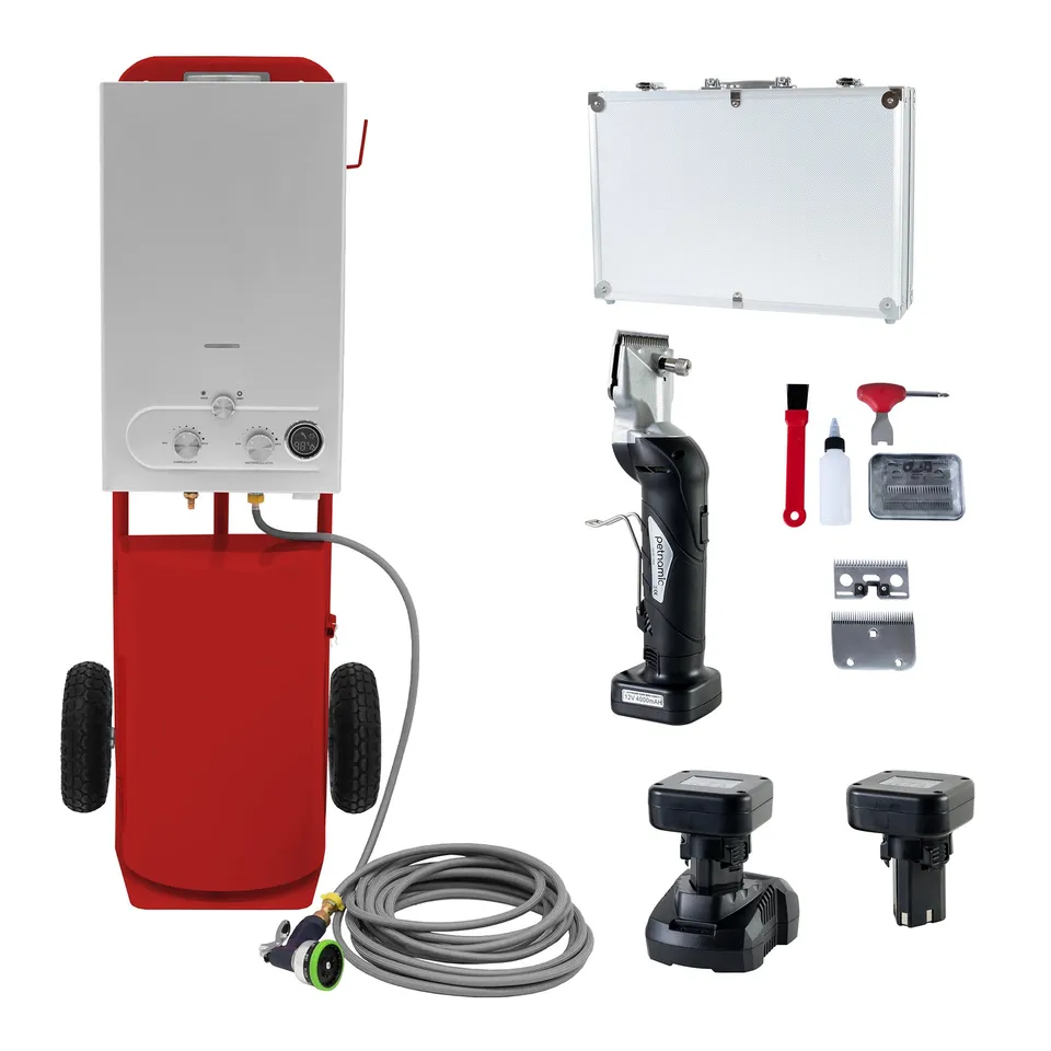 Q-Rax Doccia Cavalli Tosatrice Senza Filo Rossa 18L 180W