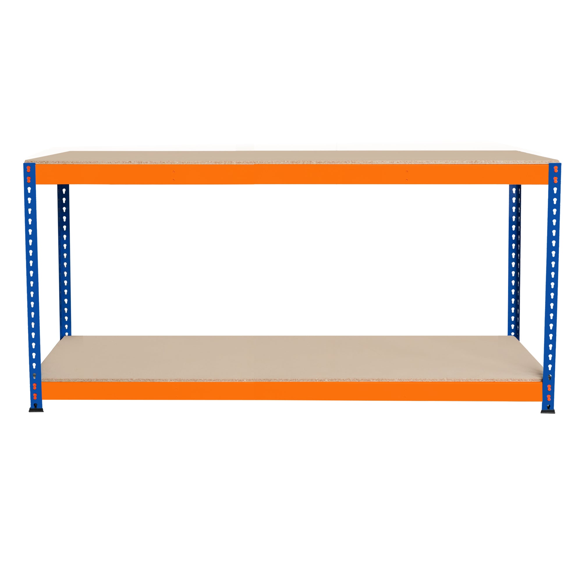 Q-Rax Banco Lavoro S-Rax 180x45x90cm 2 Ripiani 600kg Acciaio