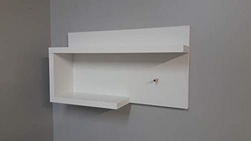 Henor Scaffali organizer ingresso legno bianco 45 cm