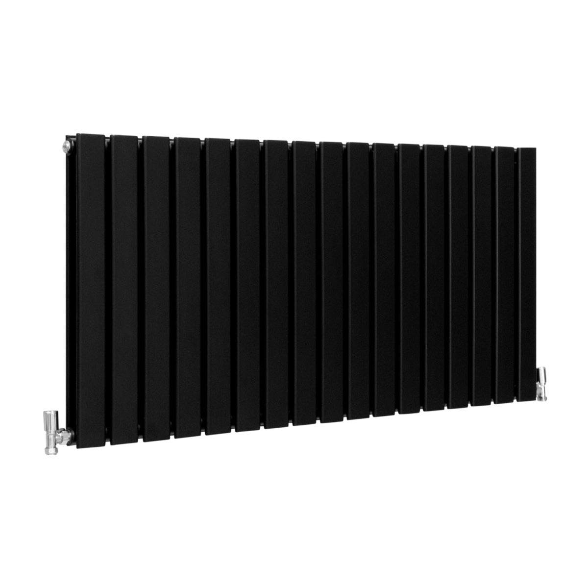 Q-Rax Radiatori a Pannelli Piatti 60x119 cm Termosifone Nero Opaco