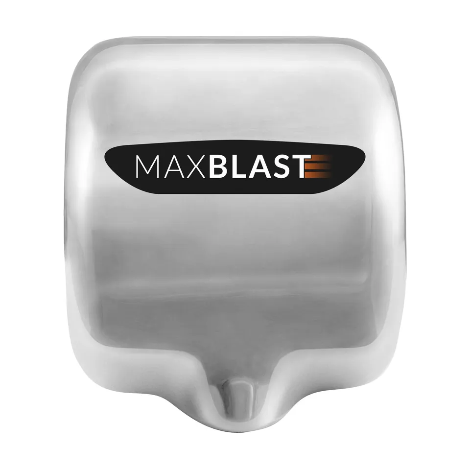 Q-Rax Maxblast Asciugamani Elettrico Automatico HEPA Inox