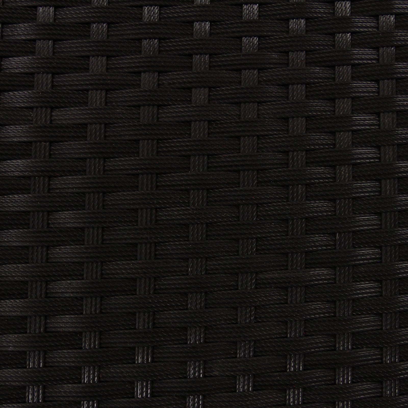 Q-Rax Jardí Set Bistrot Rattan Nero 2 Sedie+Tavolo