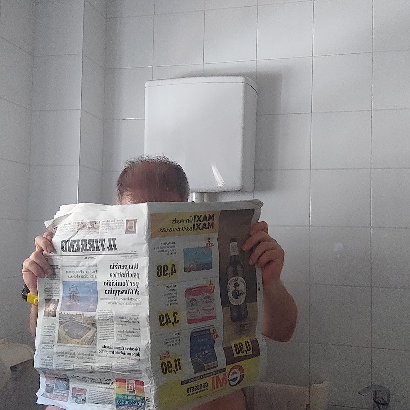DEANIC Bidet Portatile WC Blu Pieghevole igiene intima