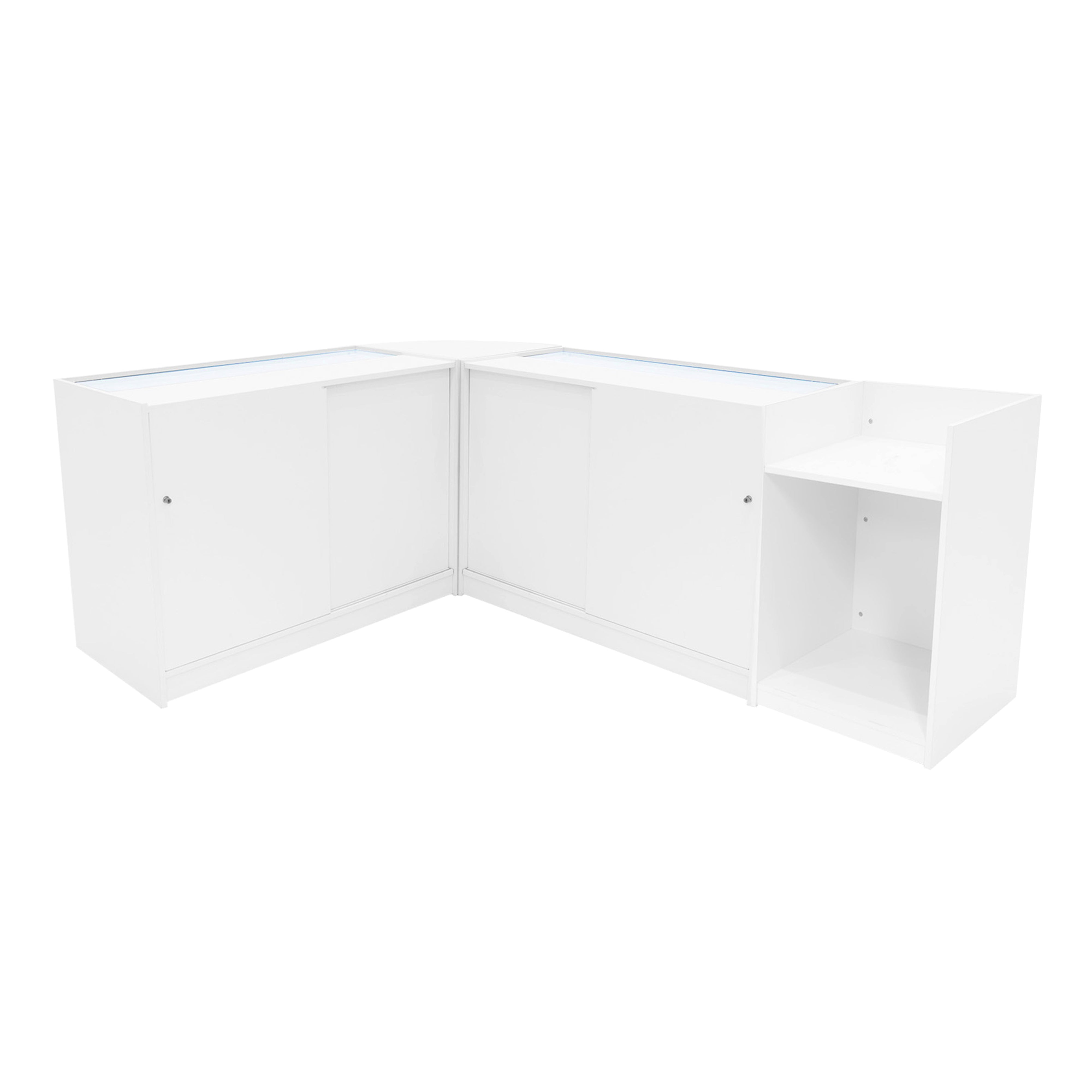 Q-Rax Hyperion K1200 B1200 Bancone Negozio Bianco LED