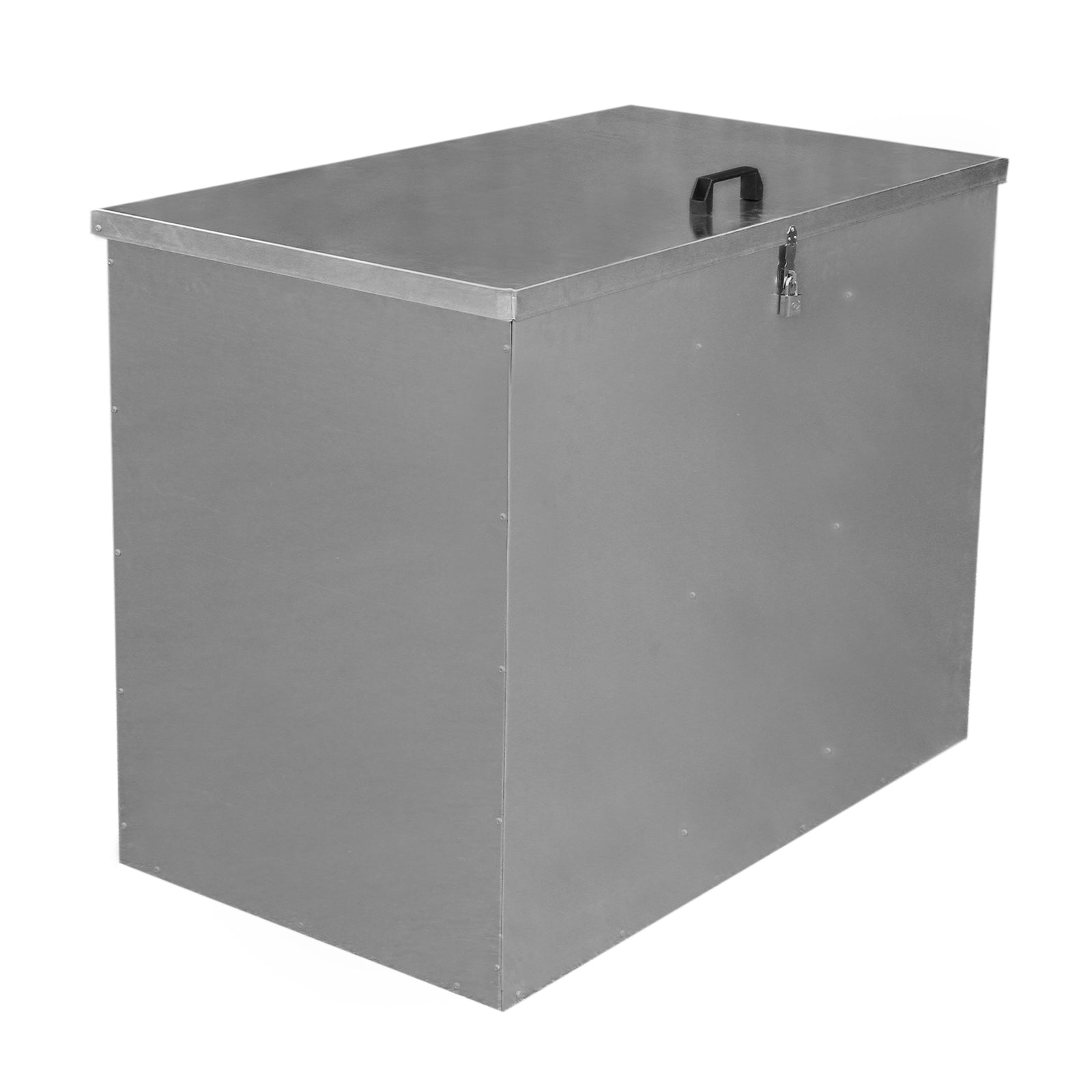 Q-Rax Contenitore Mangimi Galvanizzato 64L 3 Scomparti Chiave