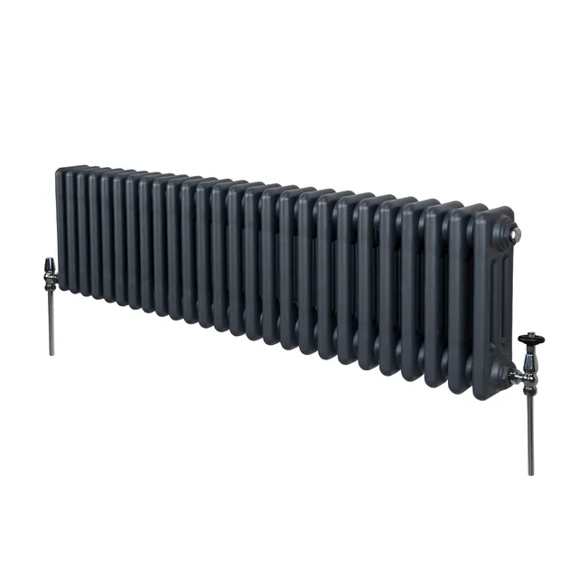 Q-Rax Radiatore Tradizionale 3 Colonne 300x1192mm Antracite