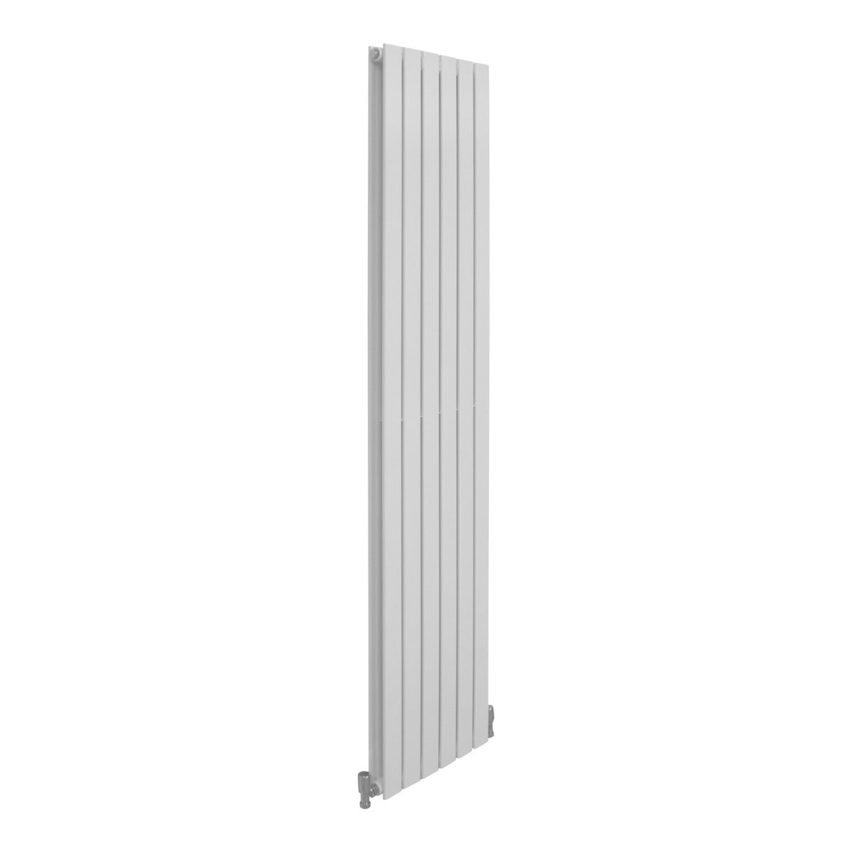 Q-Rax Pannelli Piatti 180x42cm Radiatore Bianco Lucido Acciaio
