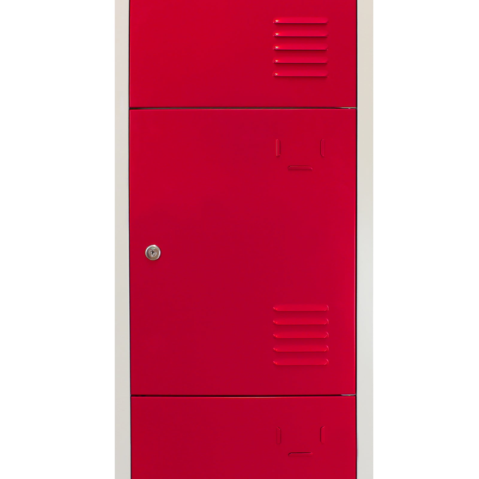Q-Rax Strumenti da Banco Armadietto Acciaio 4 Porte Rosse 180 cm