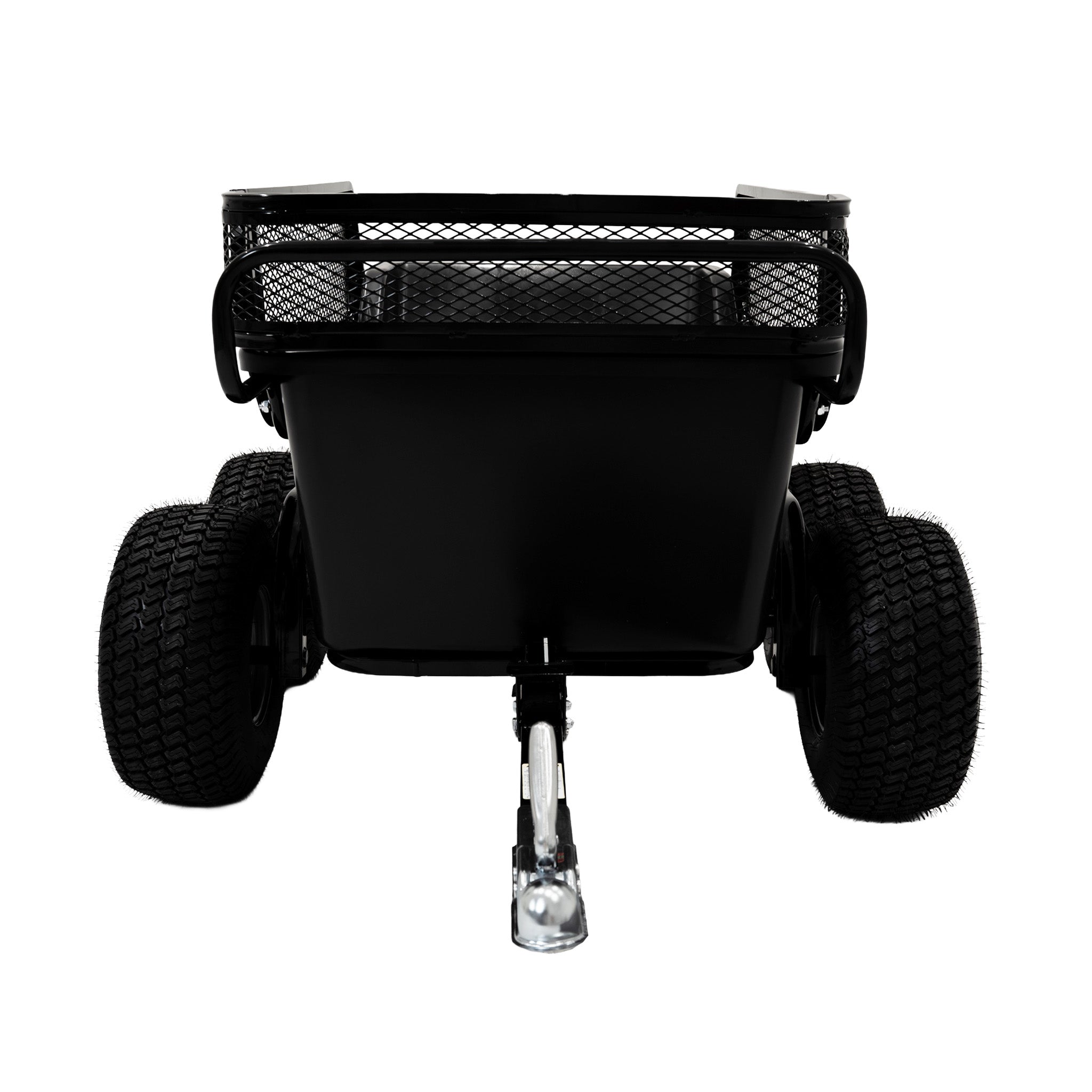 Q-Rax Rimorchio Ribaltabile 4 Ruote 680kg con Sponde Rete
