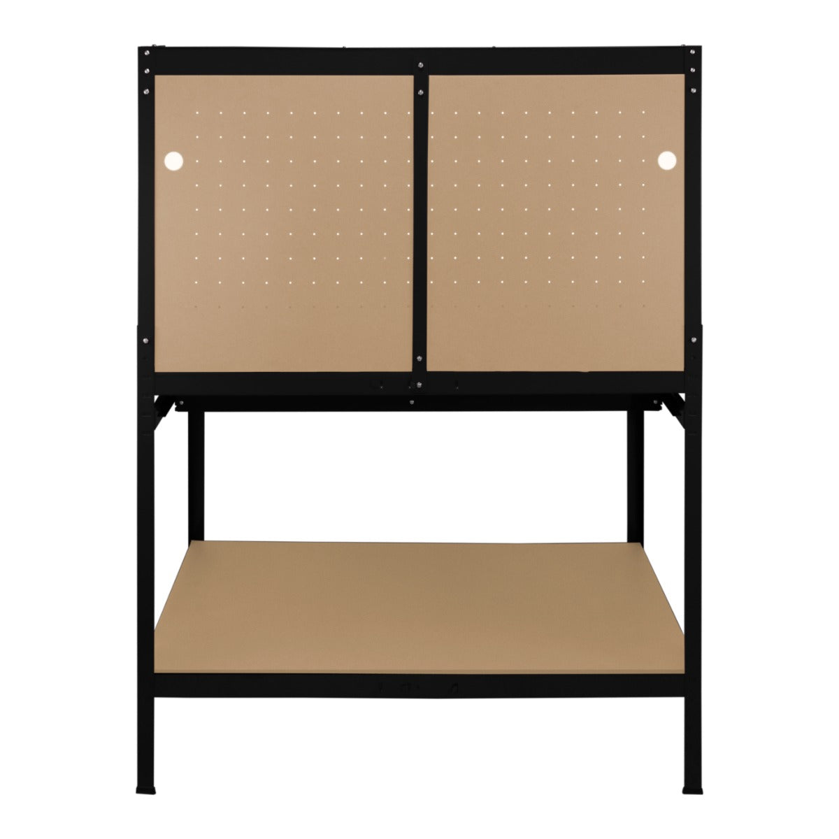 Q-Rax Banchi da Lavoro 120cm Banco Nero con Luce e Cassetto