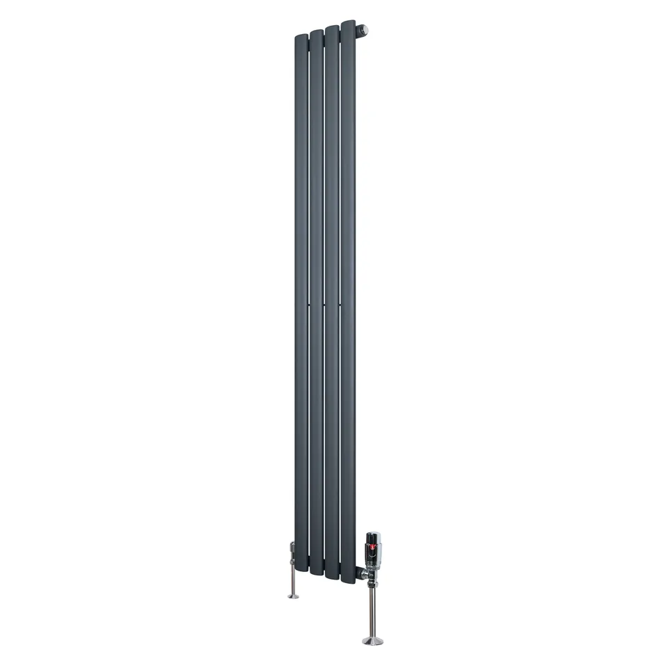 Q-Rax Radiatore Verticale Colonna Singola 1600x240 Antracite