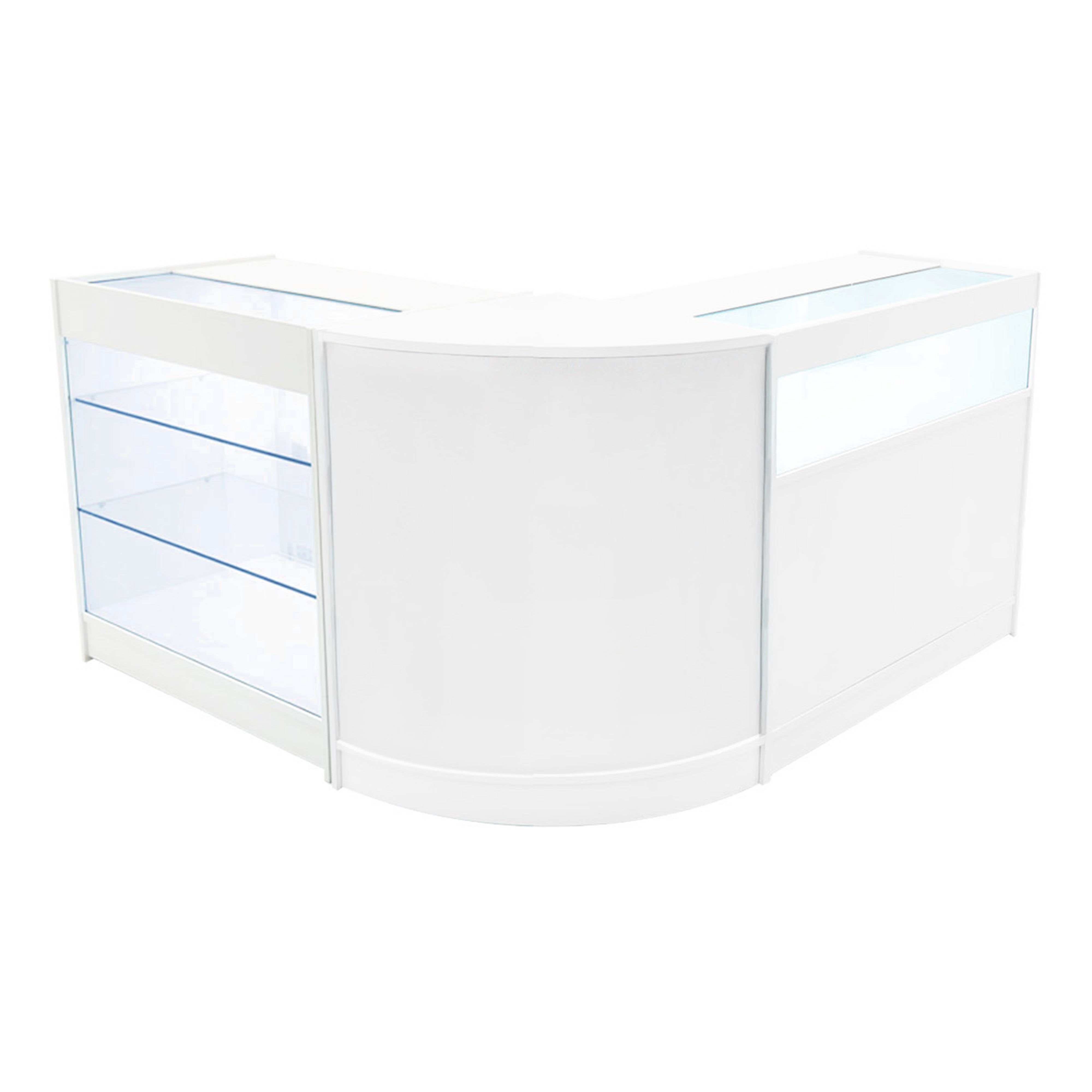 Q-Rax Triton K900 B900 CM60 set banconi negozio LED bianco