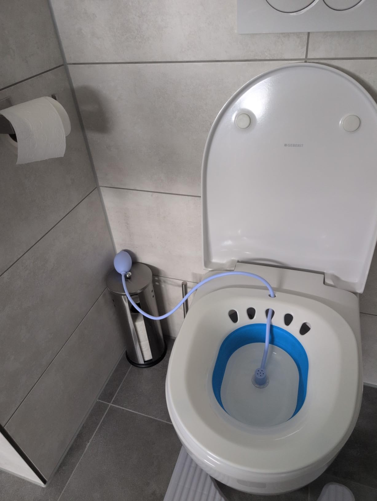 DEANIC Bidet Portatile WC Blu Pieghevole igiene intima
