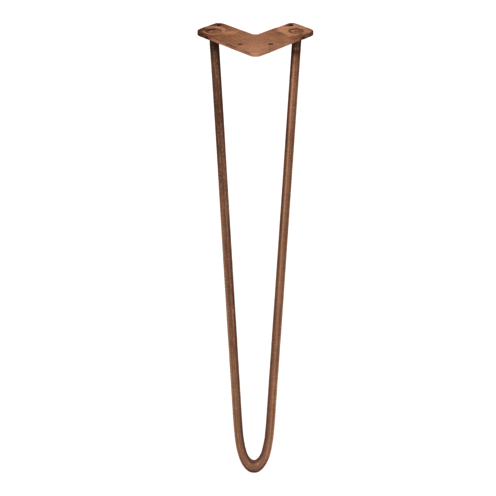 Q-Rax SkiSki 4 Gambe Tavolo Forcina 71 cm Rame Antico
