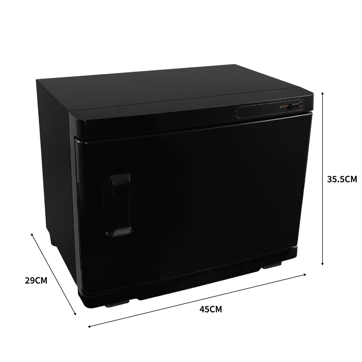 Q-Rax Scaldasalviette Nero 23 Litri UV 70°C