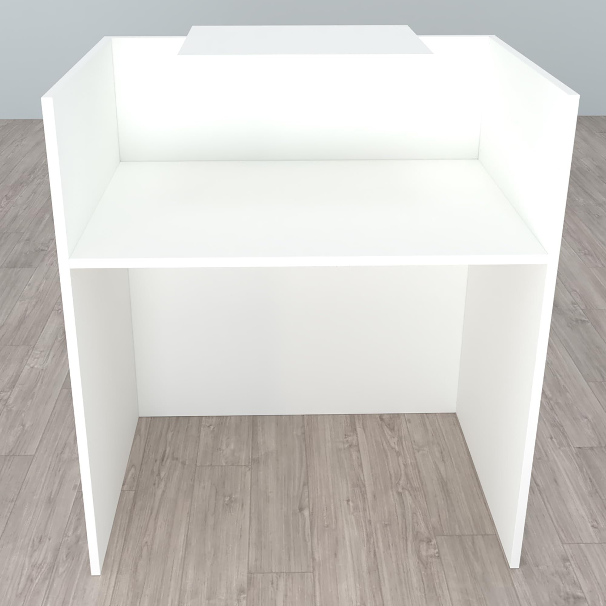 Henor Oja Bancone Reception 90 cm Bianco Ignifugo 107 cm