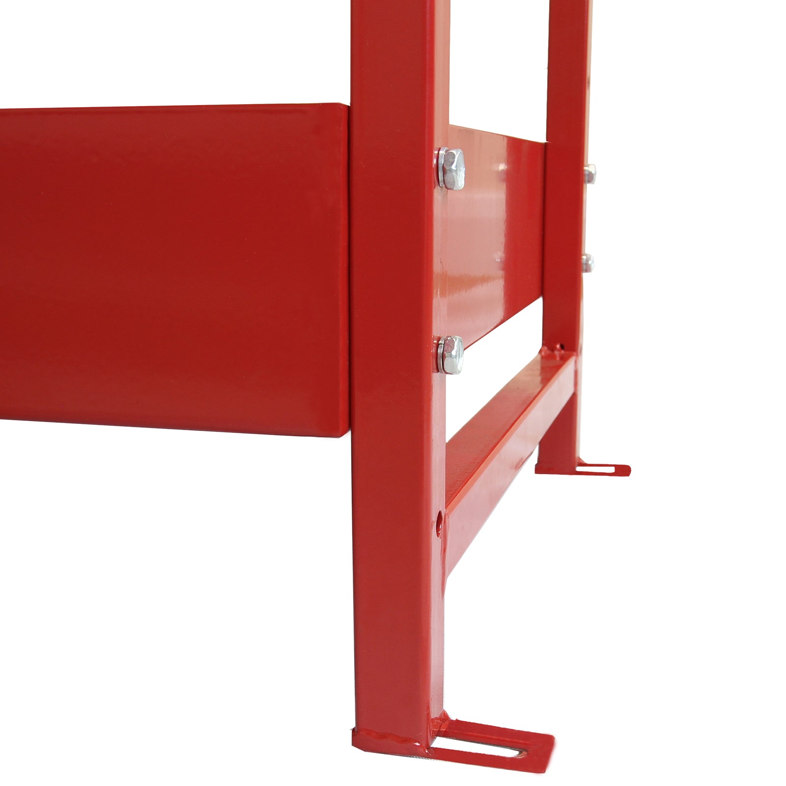 Q-Rax Scaffali da Garage Volcano scaffale 3 ripiani rosso