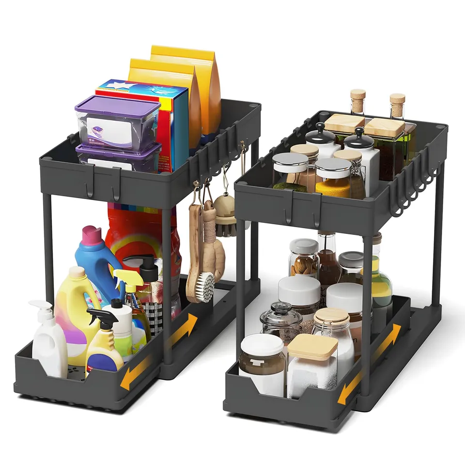 Meltrck Organizer Sottolavello 2 Livelli 2 Pezzi con Ganci