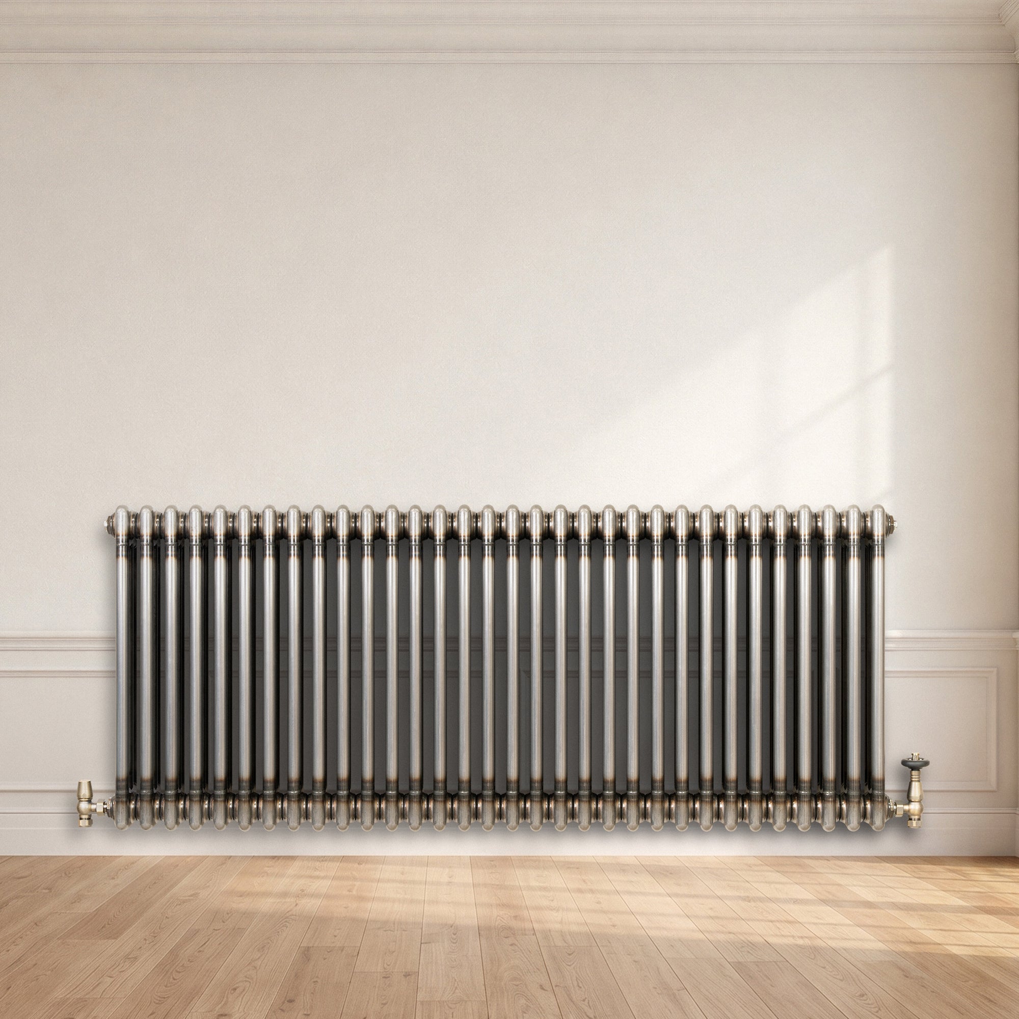 Q-Rax Radiatore 3 Colonne 600x1460 mm Metallo Grezzo