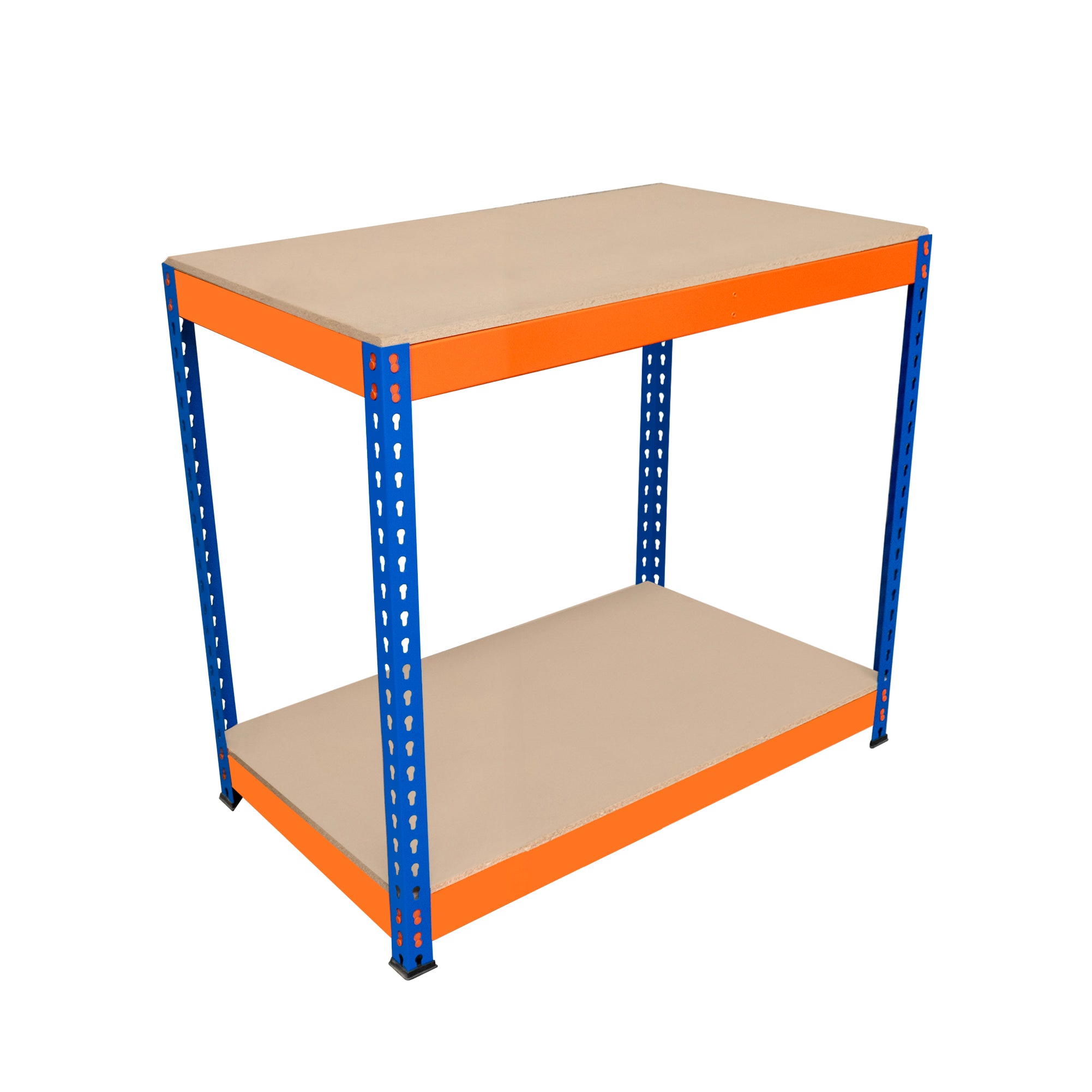 Q-Rax S-Rax Banco da Lavoro 90x60x90cm 2 Ripiani 600 kg