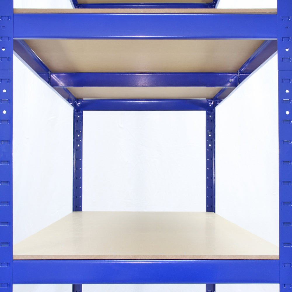 Q-Rax Scaffali T-Rax Acciaio Blu 120 cm 9 Pezzi 280 kg