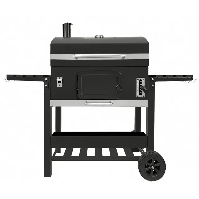 Q-Rax BBQ XXL barbecue carbone affumicatore ghisa