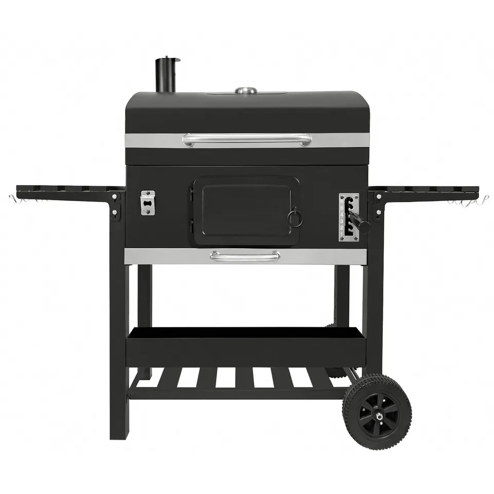 Q-Rax BBQ XXL barbecue carbone affumicatore ghisa
