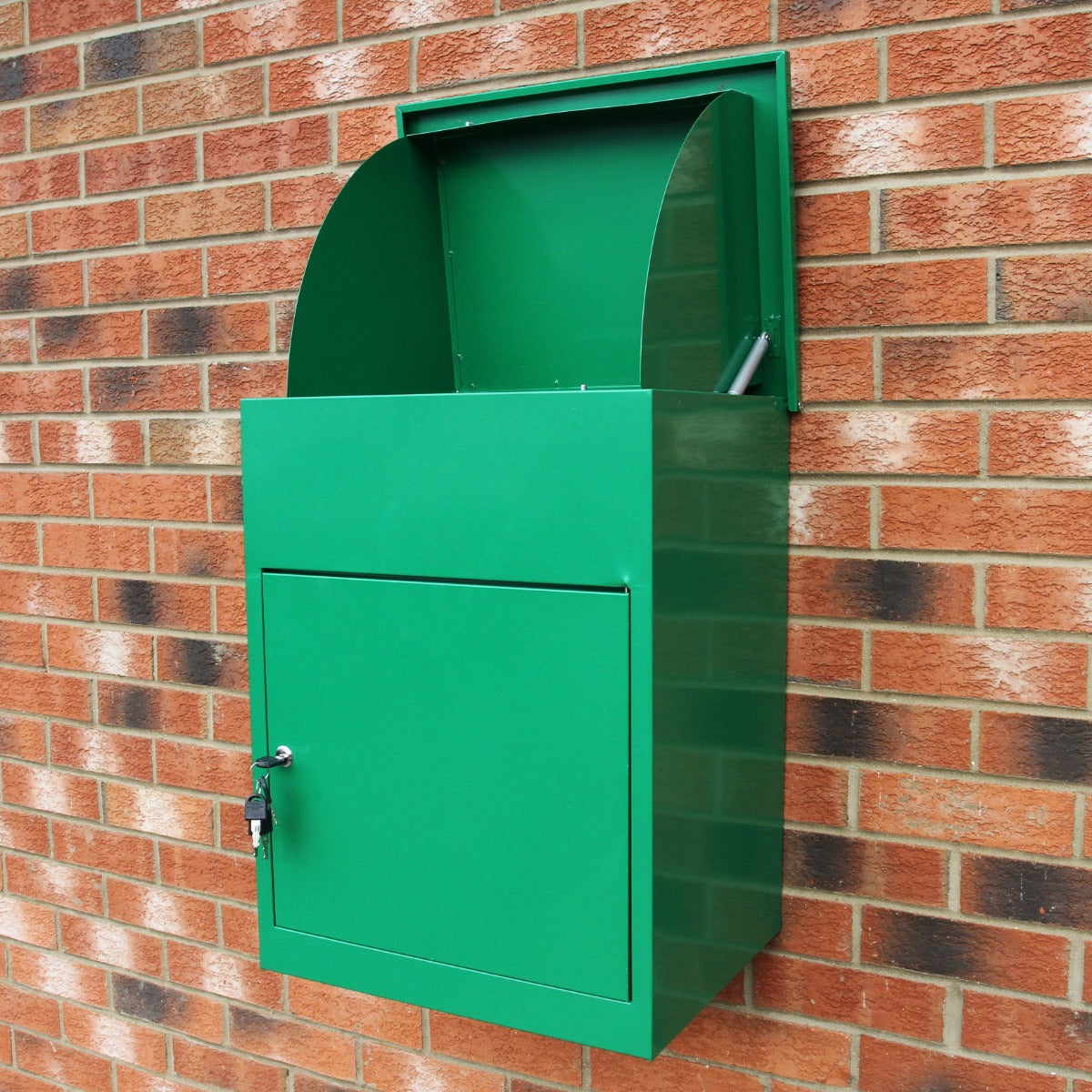 Q-Rax Accessori per la casa Cassetta Postale Pacchi Verde 58cm