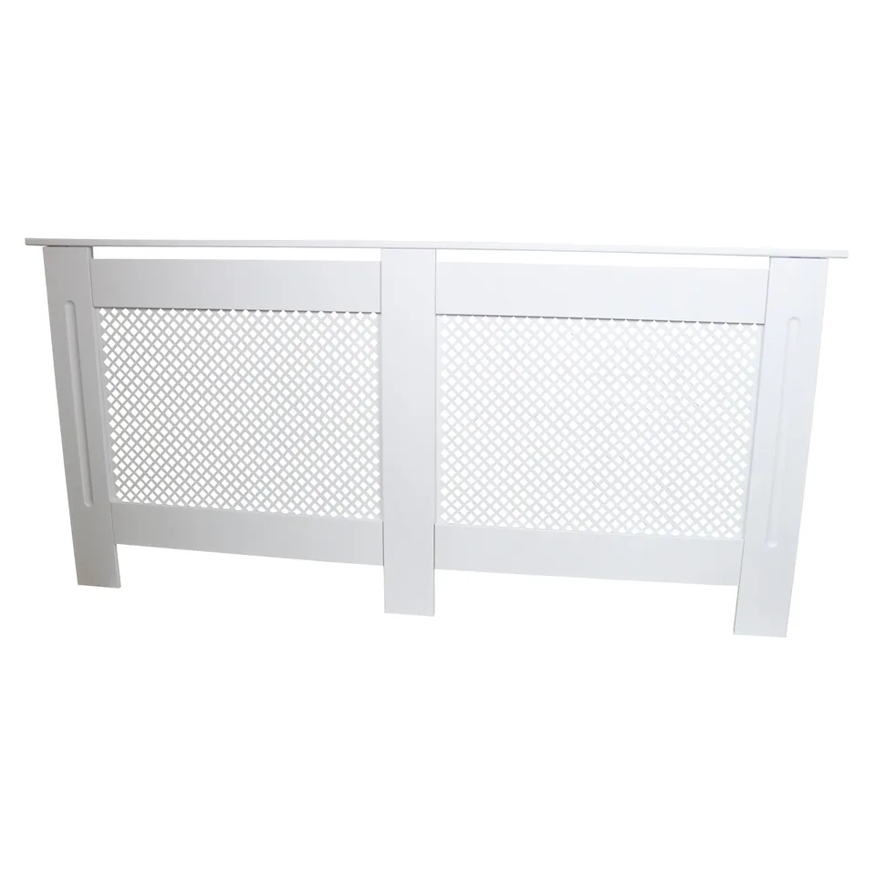 Q-Rax Copritermosifone MDF Bianco 1720mm con Griglia