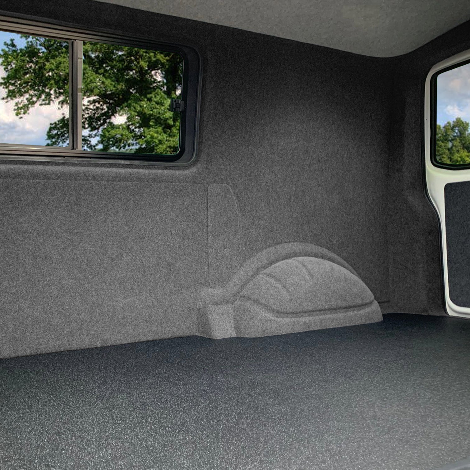 Q-Rax Accessori Casa Moquette Furgoni Grigio Fumo 5,5x2m
