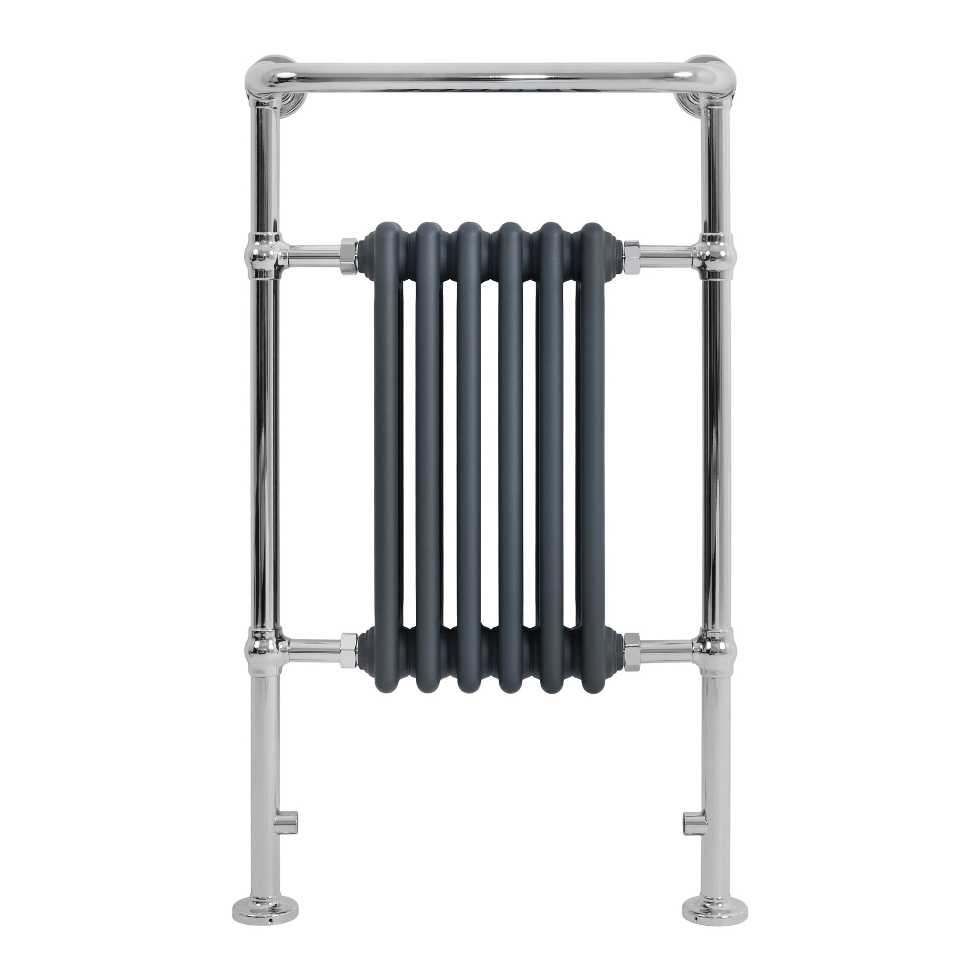 Q-Rax Scaldasalviette Tradizionale 950x570 Antracite Cromo