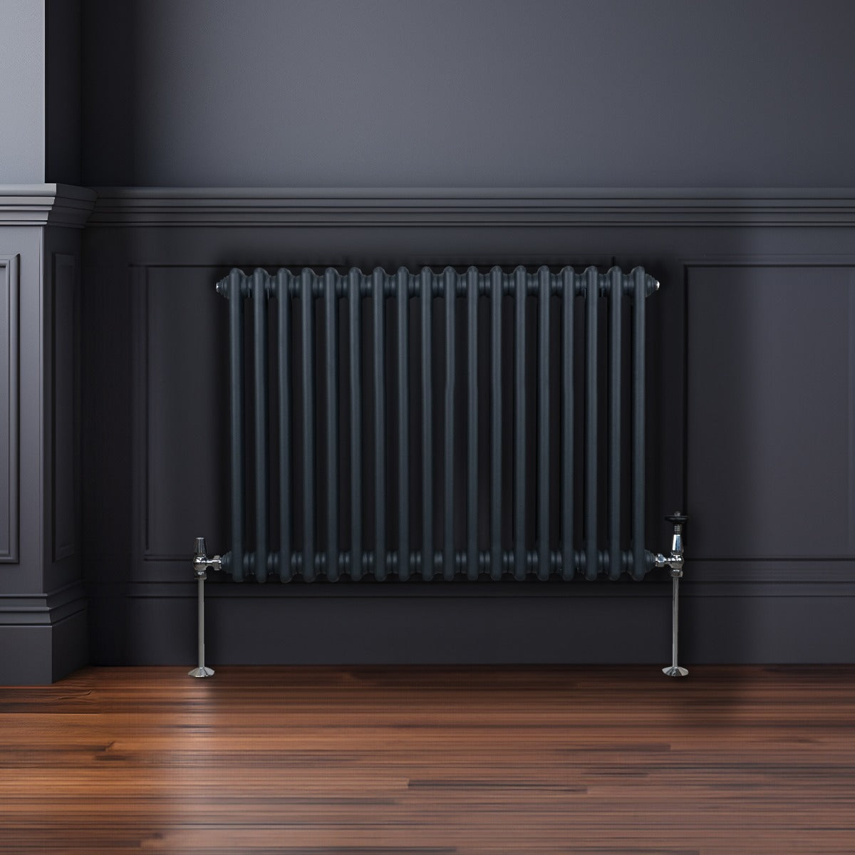 Q-Rax Radiatori Tradizionali 600x832 Termosifone Antracite 2 Colonne