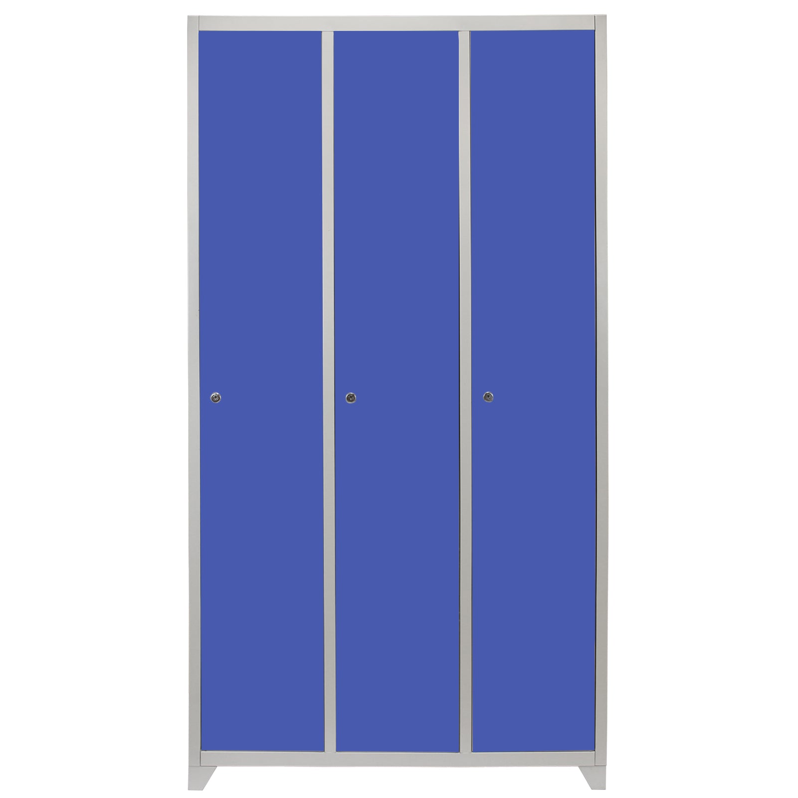 Q-Rax 3 Porte 90x50x180 armadietto acciaio blu
