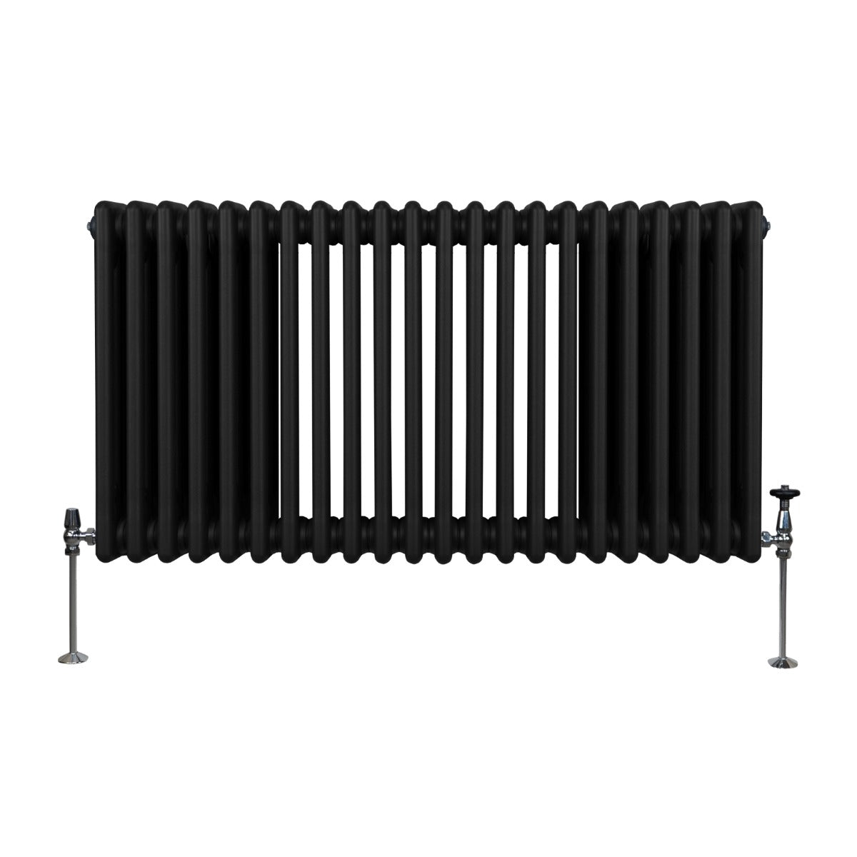 Q-Rax Radiatori Tradizionali 3 Colonne Termosifone Nero 600x1012mm
