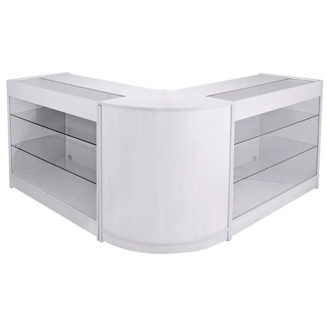 Q-Rax Capricorn Set 3 Banconi da Negozio Bianco Brillante