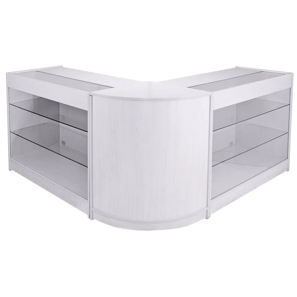Q-Rax Capricorn Set 3 Banconi da Negozio Bianco Brillante