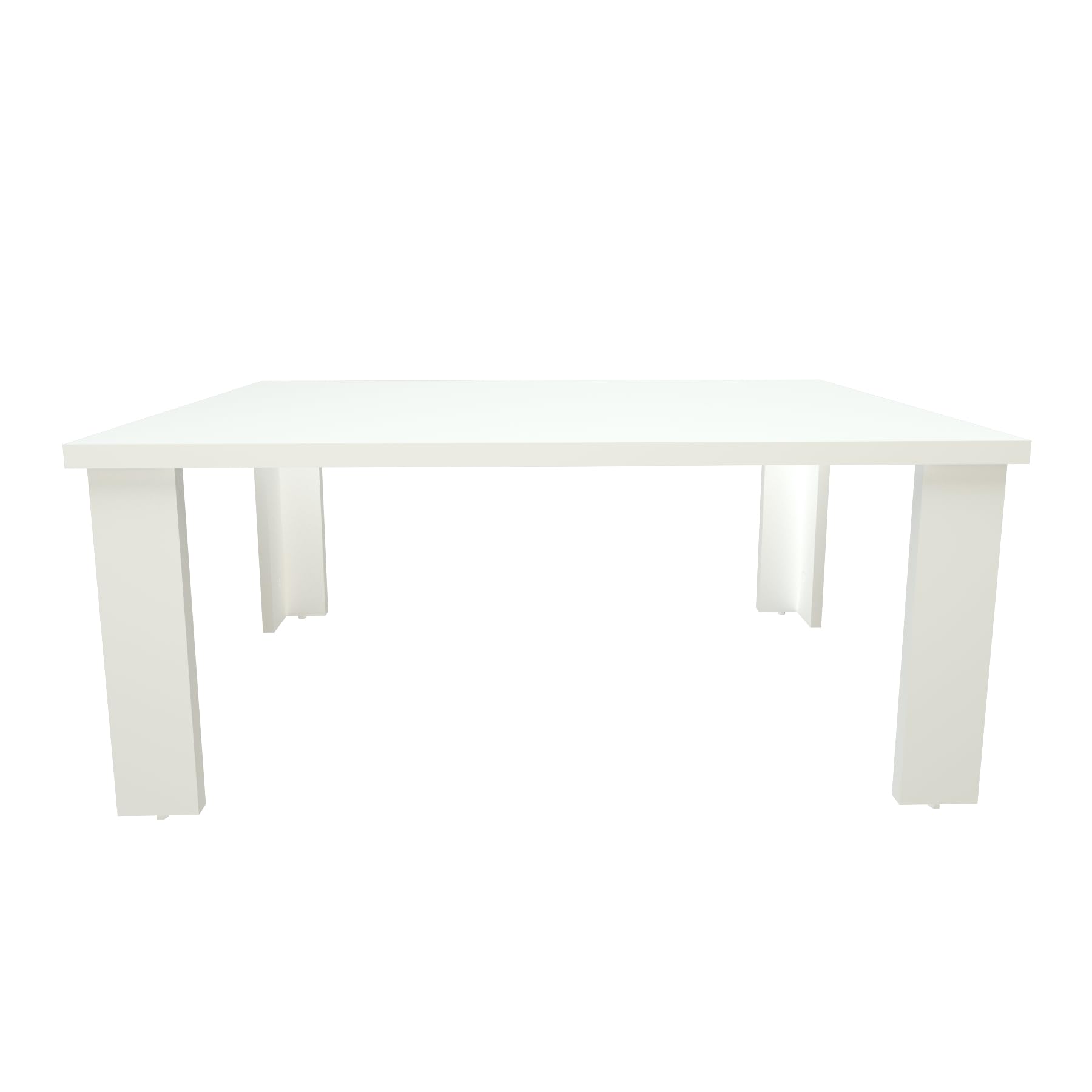 Henor Tavolino 100x60x44 cm Tavolo salotto Bianco moderno
