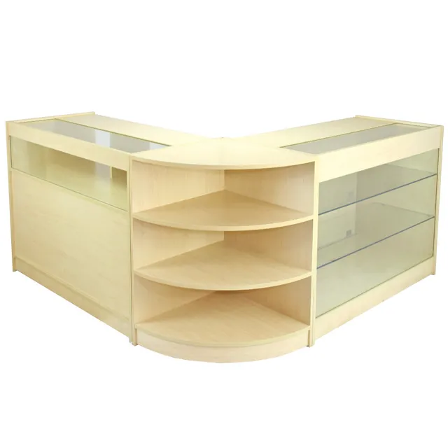 Q-Rax Aquarius set 3 banconi vetrina acero laminato 120cm