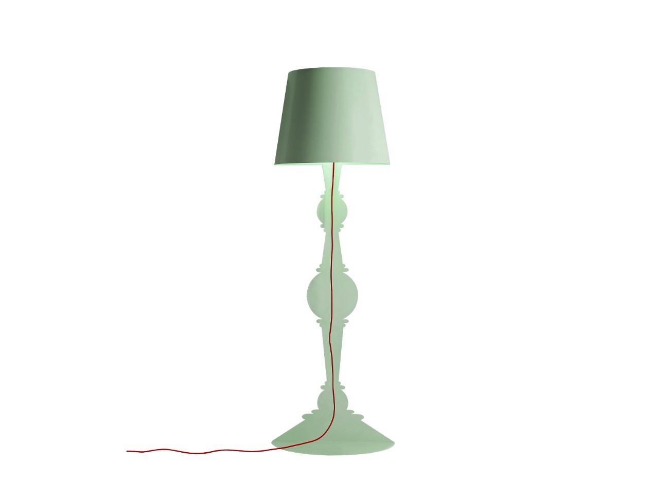 Officinanove Demì 180 lampada da terra acciaio