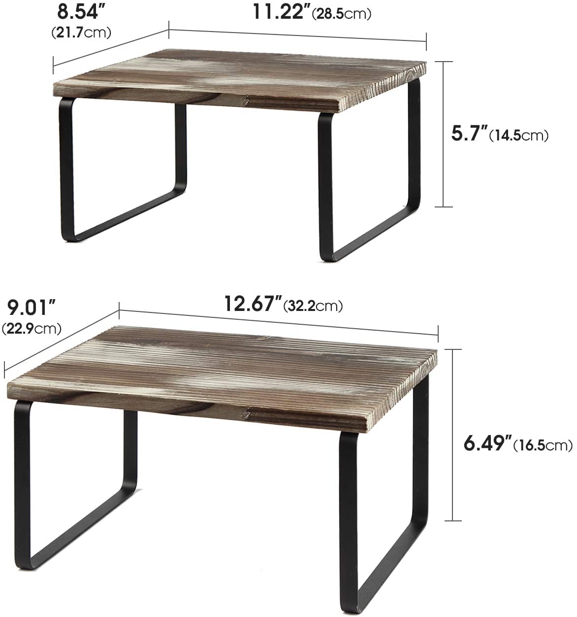 Jackcube Design Kitchen mensole cucina set 2 allungabili legno