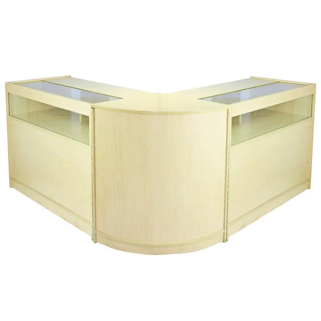 Q-Rax Fusion set 3 banconi da negozio vetrina acero laminato