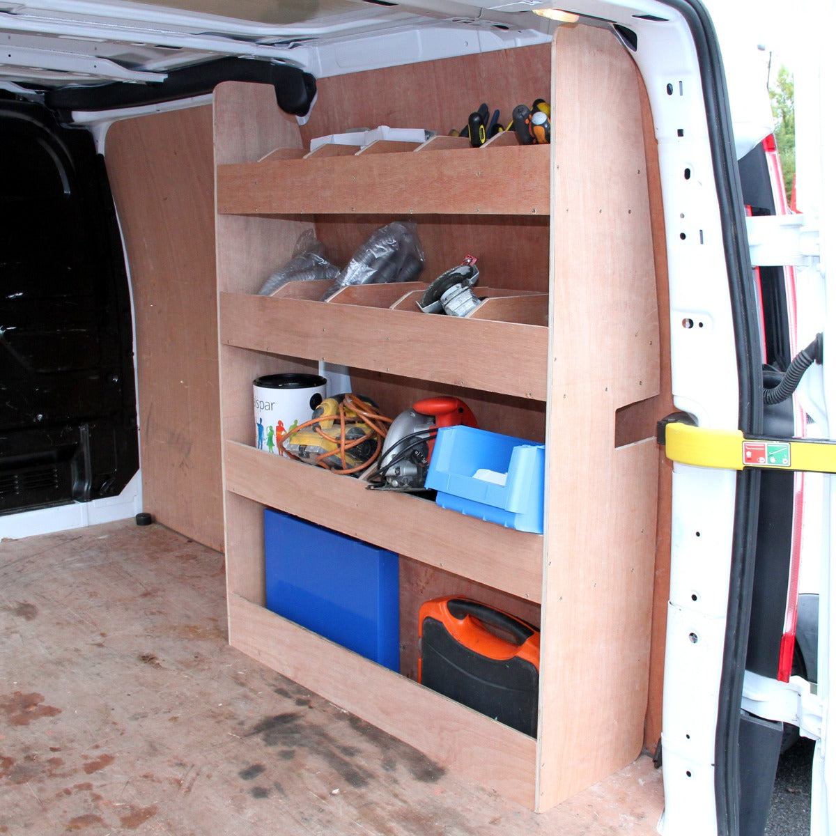 Q-Rax Scaffali da Garage Ford Transit scaffale furgone grigio fumo
