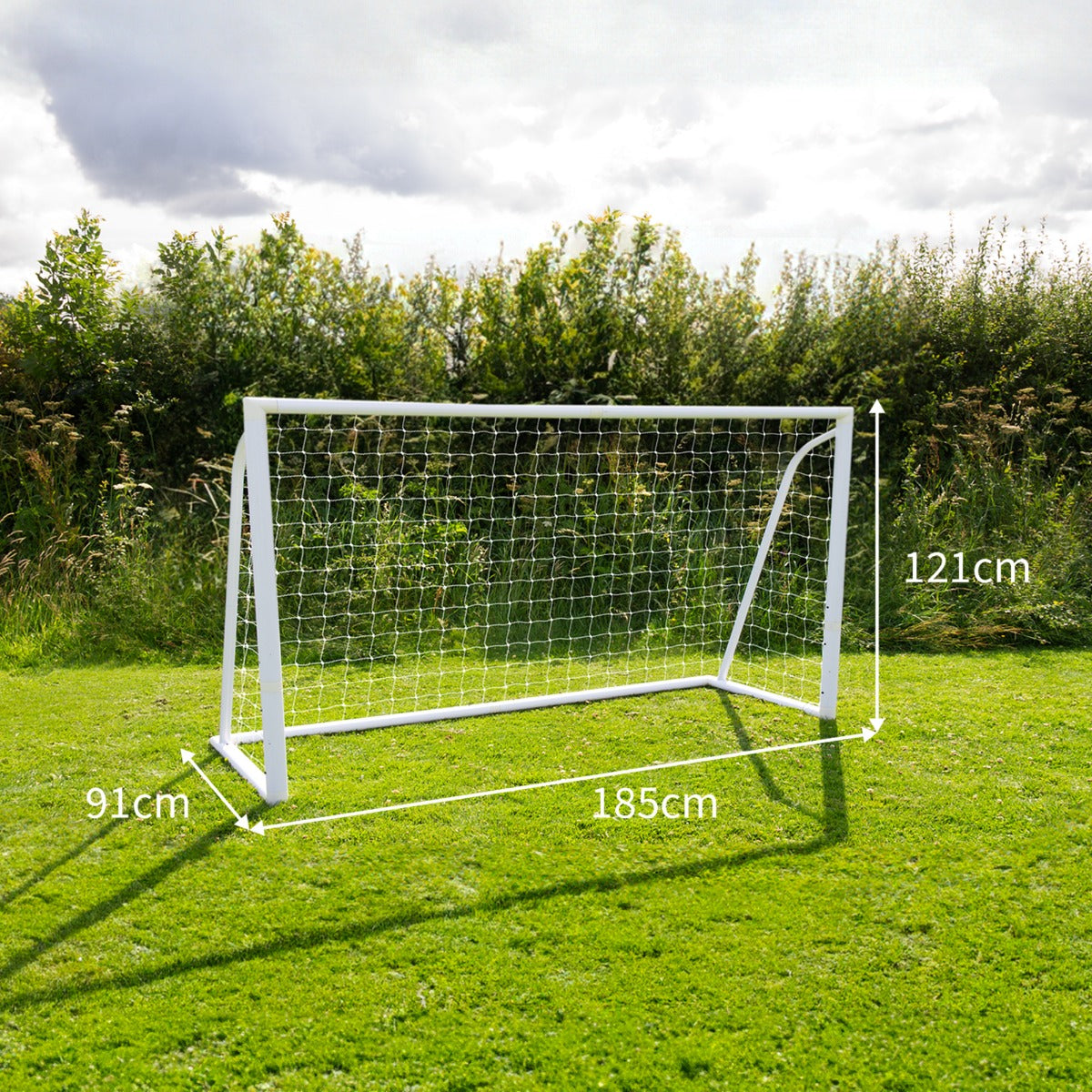 Q-Rax Porta da Calcio 180x120cm con Rete Telo e Borsa